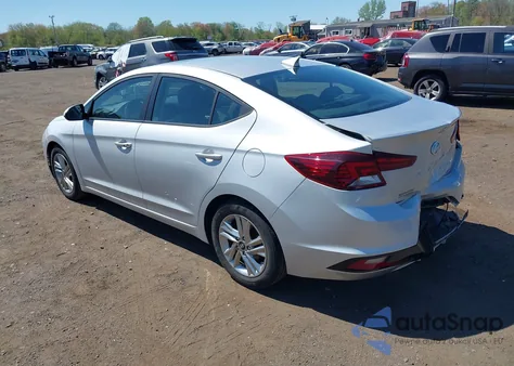 2019 Hyundai Elantra Value Edition from USA, damaged, VIN KMHD84LFXKU800880